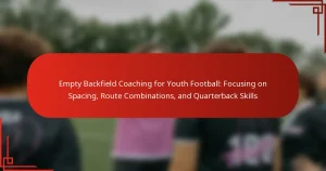 Empty Backfield Coaching for Youth Football: Focusing on Spacing, Route Combinations, and Quarterback Skills